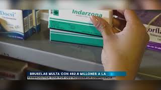 Bruselas multa con 4626 millones a la farmacéutica Teva por obstaculizar la competencia [upl. by Matteo]