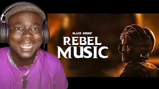 Black Sherif came with the Rebel Spirit🔥  Black Sherif  Rebel Music [upl. by Eolc]