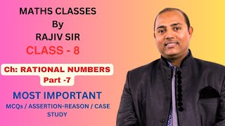 CLASS 8 RATIONAL NUMBERS PART 7 [upl. by Spurgeon957]