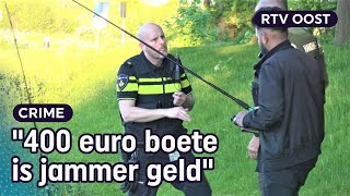 Grote politiecontrole onder sportvissers meekijken met de politie  RTV Oost [upl. by Rosabel]