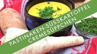 Thermomix  PastinakenSüßkartoffelCrèmeSuppe  Vegan [upl. by Accemahs]