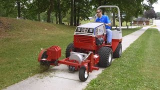 How To Edge Sidewalks  Fast and Easy with Ventrac [upl. by Niajneb]