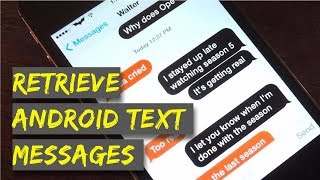 How to Retrieve Deleted Text Messages on Android [upl. by Mou]