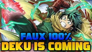 FAUX 100 DEKU IS COMING ANIME SEASON 7 CELEBRATION  My Hero Ultra Impact [upl. by Enrahs]