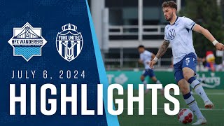 HIGHLIGHTS  Halifax Wanderers  York United  July 6 2024 [upl. by Akela]