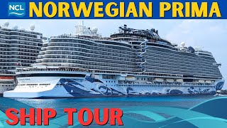 Norwegian Prima Ship Tour  Full WalkThrough 🚢 [upl. by Elacim]