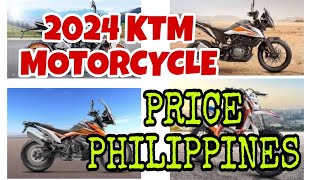 2024 KTM MOTORCYCLES PRICE PHILIPPINES mairomotourvlog1976 [upl. by Temple582]