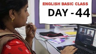 BASIC ENGLISH CLASS  DAY 4421122021 [upl. by Afatsum481]