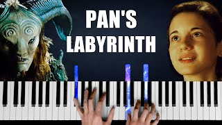 Pans Labyrinth Lullaby  Piano Cover amp Tutorial [upl. by Suidualc]