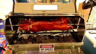 Rotisserie Roasted Pig Lechon [upl. by Bainter739]