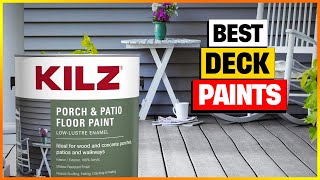 Best Deck Paints Reviews 2024 Wood deck guide [upl. by Sirovaj]