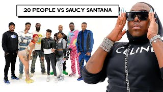 20 MEN VS 1 RAPPER SAUCY SANTANA with Shamar  Finding Bae Ep 1 [upl. by Godbeare]