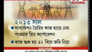 Bhangar row Power Grid Corporation started to build a substation in Bhangar in 2013 [upl. by Ediva]