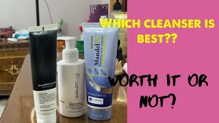 WHICH CLEANSER IS BEST Mendalic Acid cleanser review❤️… Accufix Salicylic Acid cleanser review👻 [upl. by Roxy]