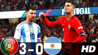 Portugal vs Argentina 30  RONALDO vs MESSI  All Goals and Highlights [upl. by Lesser]