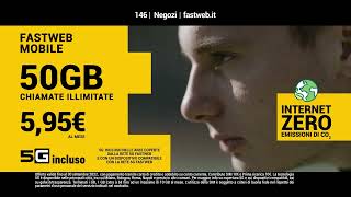 Scegli Fastweb Mobile 50 GB a 595€ al mese [upl. by Krute]