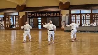 Demonstration of Wankan kata at the Okinawa Prefectural Budokan [upl. by Ahsahs]