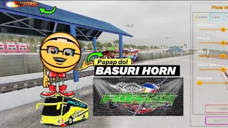 🚚BUSSID MOD V43 BASURI HORN REMIX RAPID SOUNDS FREEHIT04 [upl. by Nirre713]