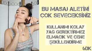 YÜZ MASAJ ALETİ PRATİK VE ETKİLİ YANAK ve ÇENE ŞEKİLLENDİRME [upl. by Josefa]