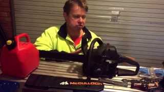 My McCulloch chainsaw a better fuel ratio than manufacturers recommended mix [upl. by Ingelbert]