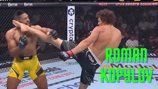 Hard knockout in Roman Kopylovs fight against Claudio Ribeiro [upl. by Derry]