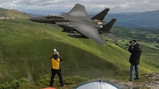 F35s amp F15s TEARING THROUGH THE MACH LOOP  4K [upl. by Eiramanad]