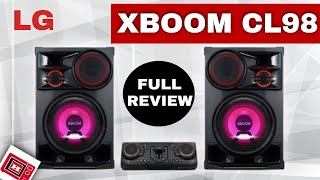 LG XBOOM CL98 AUDIO SET  FULL REVIEW [upl. by Analed709]