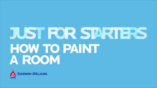 How to Paint a Room  SherwinWilliams [upl. by Aidyl]