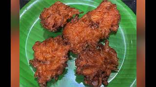 Tasty onion 🧅 vada  how to make onion 🧅 ponda recipe in tamil  my favourite dish [upl. by Youlton]