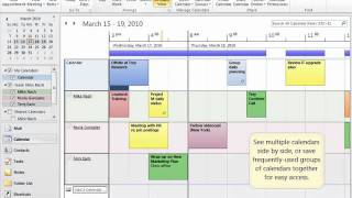 Outlook 2010 Team Calendar Group Schedule [upl. by Naylor]