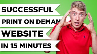 Copy This Successful Print on Demand Shop With Wordpress [upl. by Neeoma]