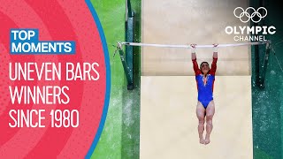 Last 10 Womens Uneven Bars Winners at the Olympics  Top Moments [upl. by Rekyr]