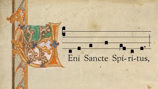 Veni Sancte Spiritus  Come Holy Spirit  Pentecost Sequence with English  Gregorian Chant [upl. by Llesirg764]