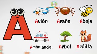 Abecedario ABC aprendizaje de las letras y vocabulario en Español para preescolar [upl. by Netta]