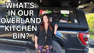 Ultimate Overland Camping Kitchen Setup  Complete Overland Bin Tour [upl. by Nalepka752]