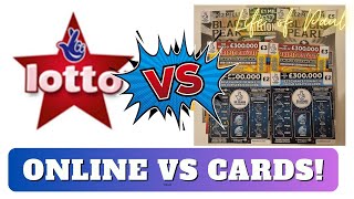 National lottery scratch cards vs online instant games [upl. by Ahtis]