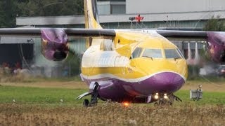 WELCOME AIR Dornier 328 Turboprop Take Off at Airport BernBelp [upl. by Oranneg]