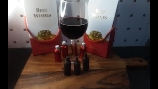 Liquor filled chocolate  Christmas special bottle shaped chocolate  Padmas Kitchen Delights [upl. by Dlonyar47]