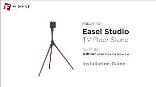 FOREST Easel Studio Stand for Samsung QLED amp The Frame TVs 55″65″ [upl. by Idden366]