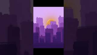 Procreate art  art  digital art  sunset  procreate art digitalart shorts [upl. by Kraus]