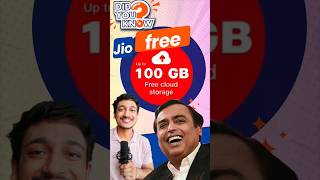 Jio free 100Gb cloud storage jiocloud mukeshambani jiofree100gb jioAGM shorts [upl. by Zetrom]