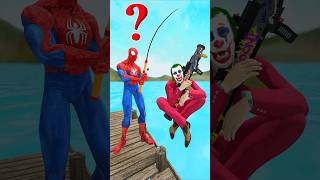 Spiderman challenge fishing vs Joker Venom Granny gta gtav spiderman funnyvideo homemaranha [upl. by Lavern]