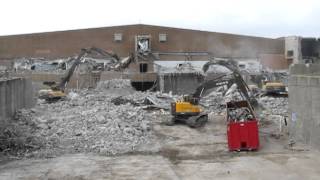 Roberts Stadium Demolition [upl. by Radek]