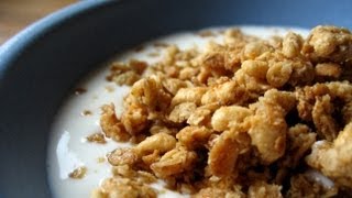 Müsli mit Sojamilch selber machen  einfachKochen Rezept Idee [upl. by Ark737]