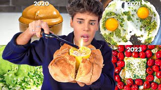 I Tried Every Single TikTok Food Trend From 2020 To 2024 [upl. by Elliven]