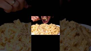 ASMR PENNE BACON CARBONARA PASTA EATING SOUNDS MUKBANG [upl. by Einial310]