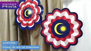 Hari Kebangsaan Malaysia Decoration National Day [upl. by Shaefer]