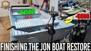 Jon Boat Restoration COMPLETE  14ft Jon Boat Build Recap [upl. by Josee]