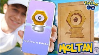 THE OFFICIAL MYTHICAL quotMELTANquot REVEAL in Pokémon GO  Pokémon Let’s GO [upl. by Nnyltiac]