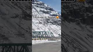 Welcome to heaven ataltunnel snow manali lahaulspiti shorts travel heavenly [upl. by Ateekan]